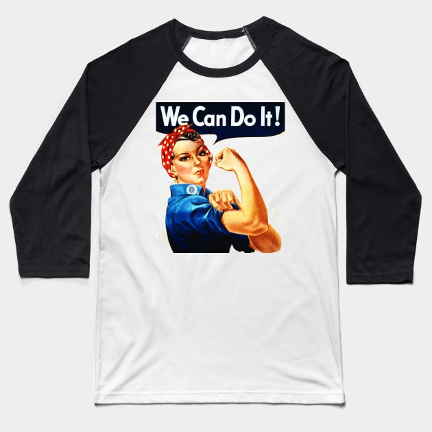 feminism ! we can do it Baseball T-Shirt by iambolders